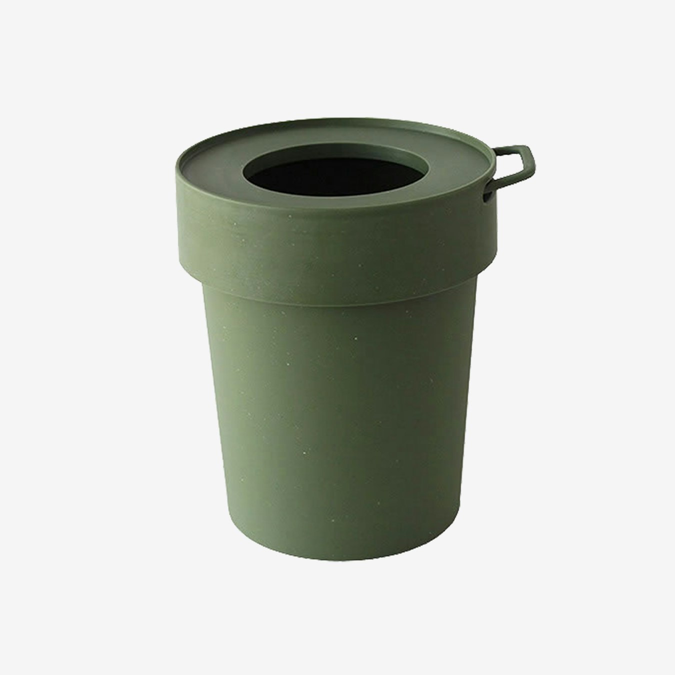 TapTrash Bin with Lid - Khaki by Hachiman