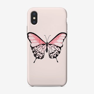 Pink Butterfly Phone Case