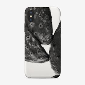 Black Cactus Phone Case