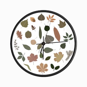 Leaves Clock