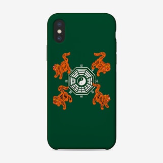 Bagua Tigers Green Phone Case