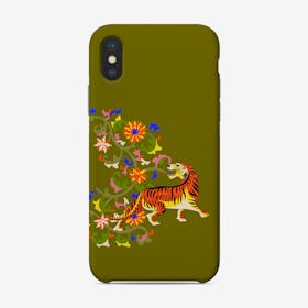 Tiger Tapestry Phone Case