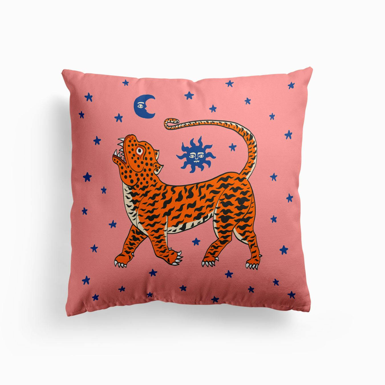 pink blue cushions