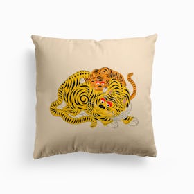 Mama 2 Beige And Pink Cushion