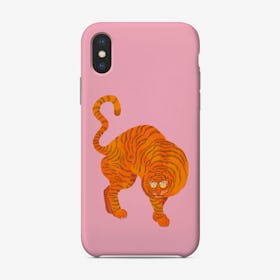 Tiger Blue Pink Phone Case