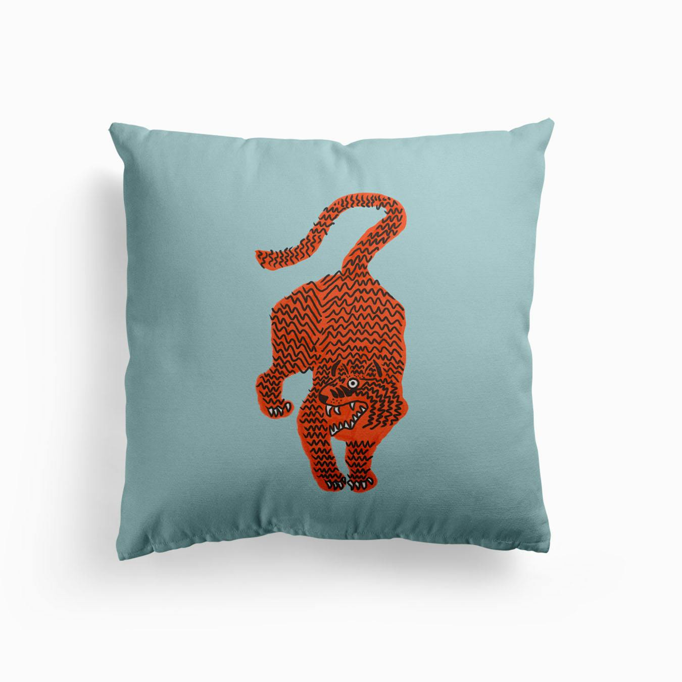 pink blue cushions