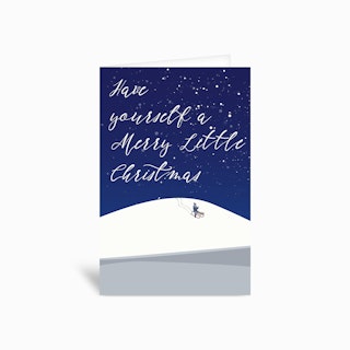 Have Yourself A Merry Little Christmas Greetings Card