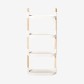 4-Tray Planter Shelf - White