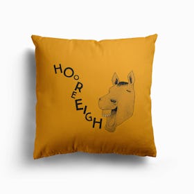Hooray Horse Canvas Cushion
