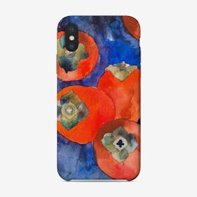 Watercolour Persimmones  Phone Case