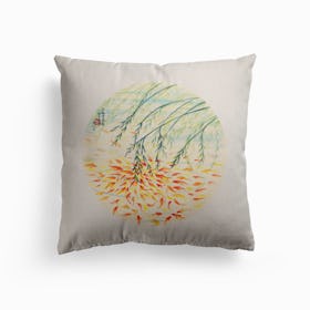 Koi Fish 1 Canvas Cushion