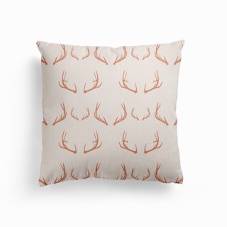 Antlers (Canyon) Canvas Cushion