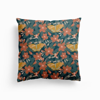 Apple Blossom Butterfly (Spirit) Canvas Cushion