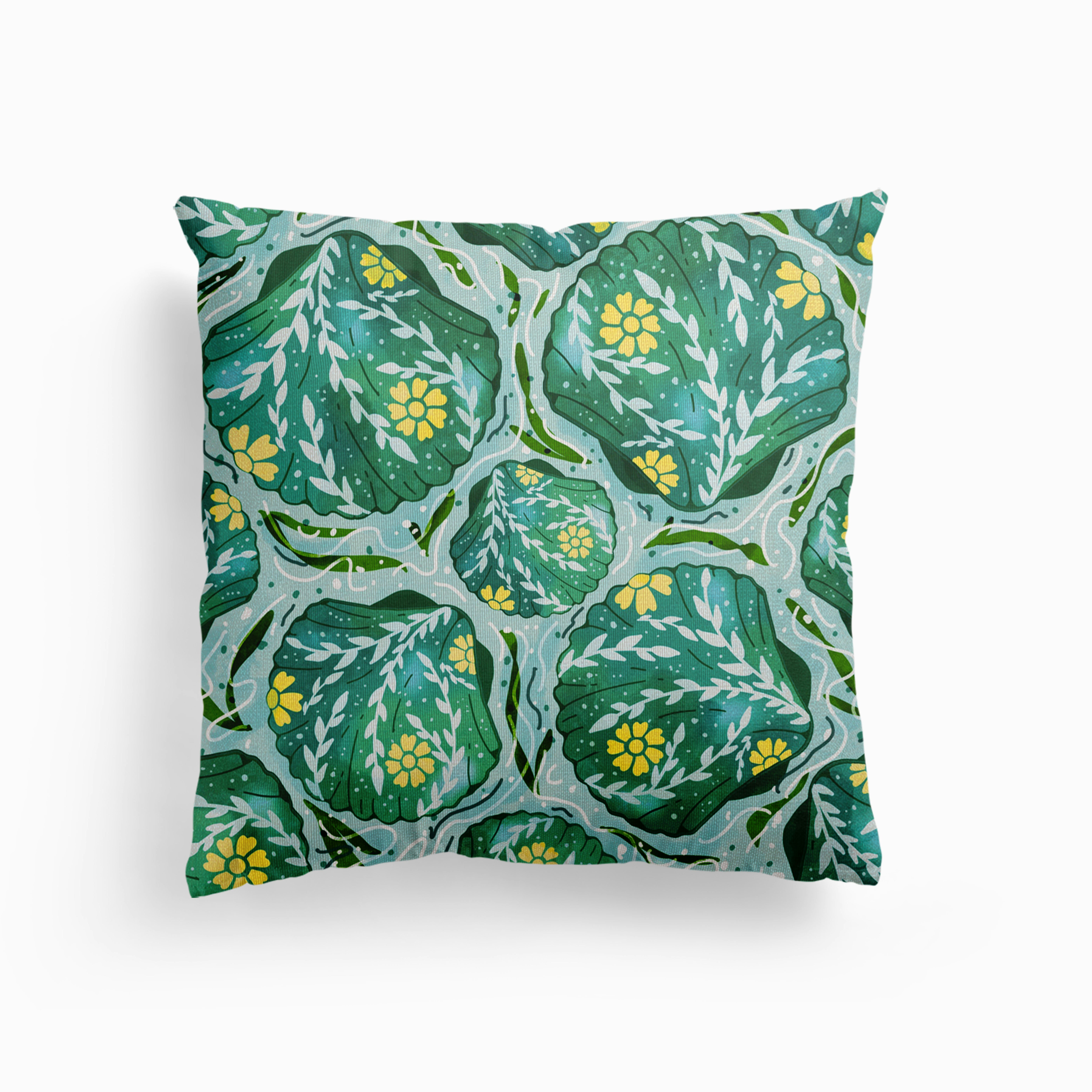 Decorative Seashells Canvas Cuscino