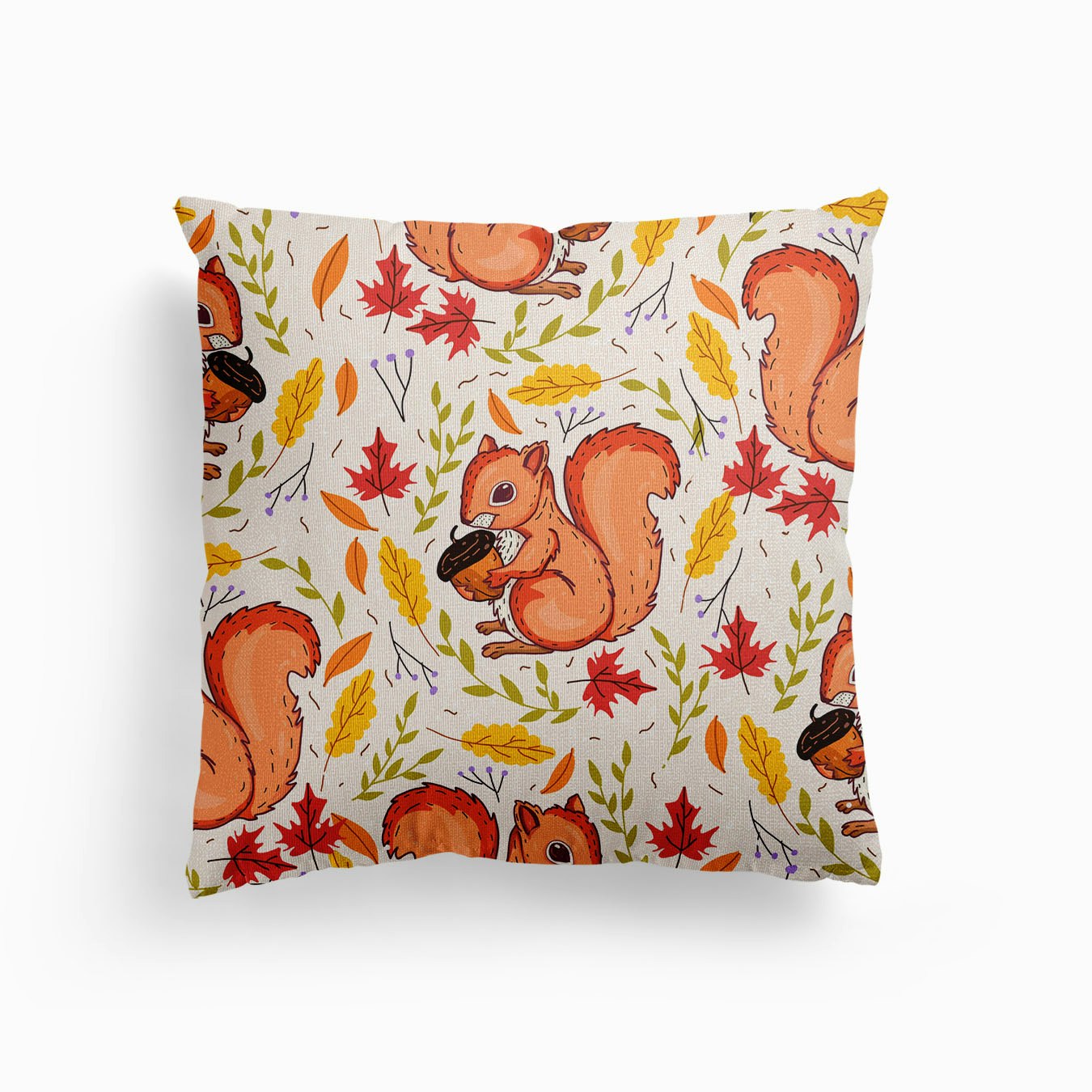 Feeling Squirrely Canvas Cuscino