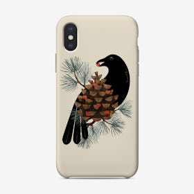 Bird And Berries Phone Case