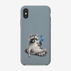 Yoga Raccoon Phone Case