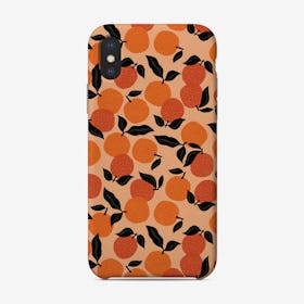 Seamless Citrus Pattern Oranges Phone Case