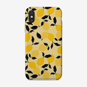 Seamless Citrus Pattern Lemons Phone Case