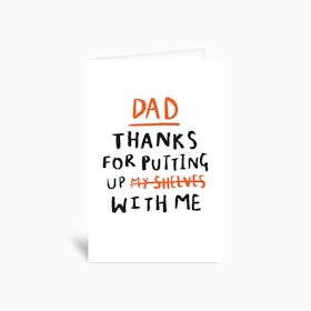 Diy Dad Greetings Card