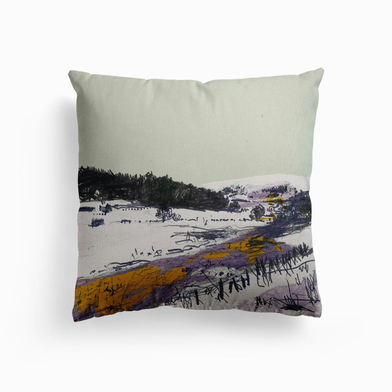 Scottish Landscape Canvas Coussin
