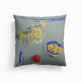 Flowers And Fruit Cushion