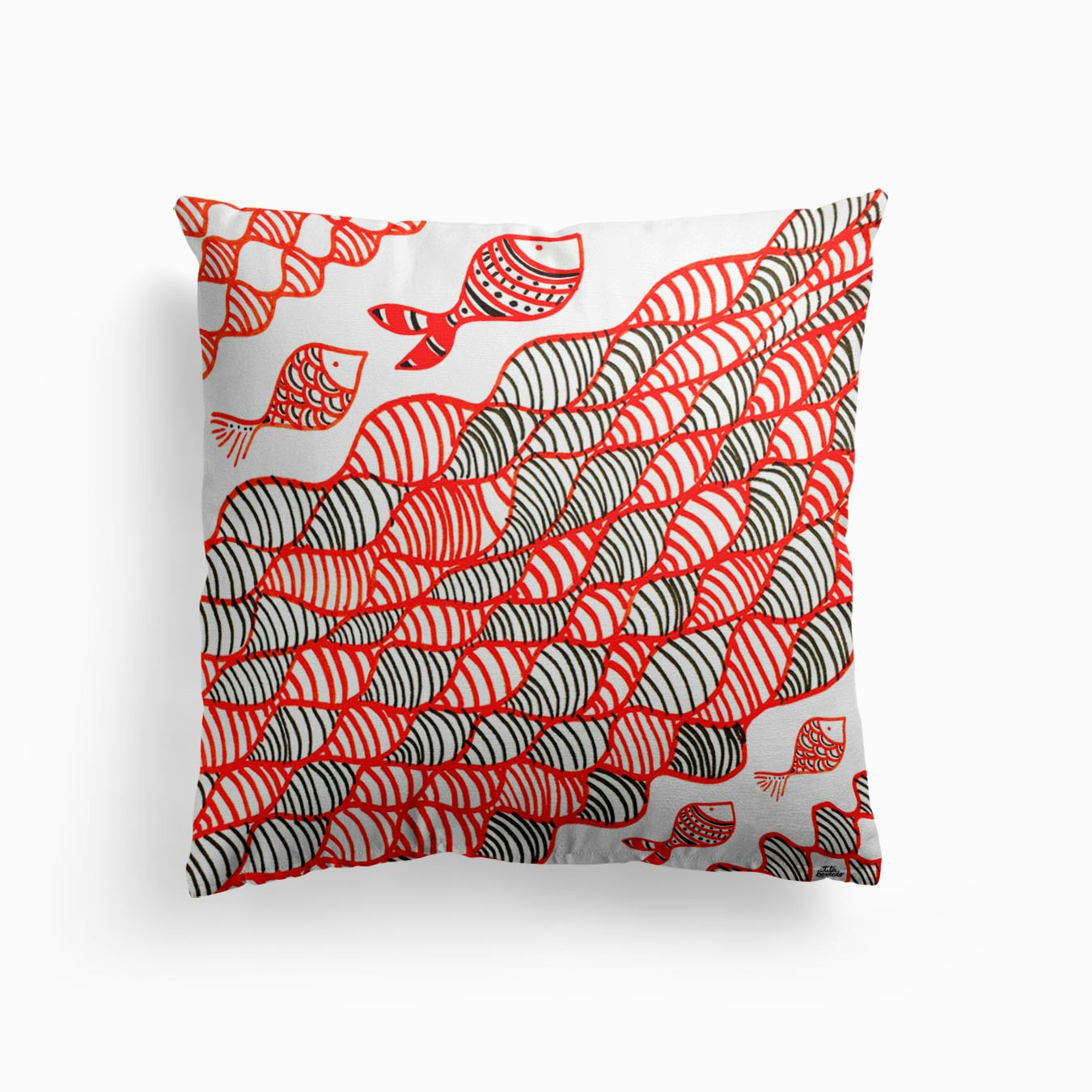 Coral Fish Coussin