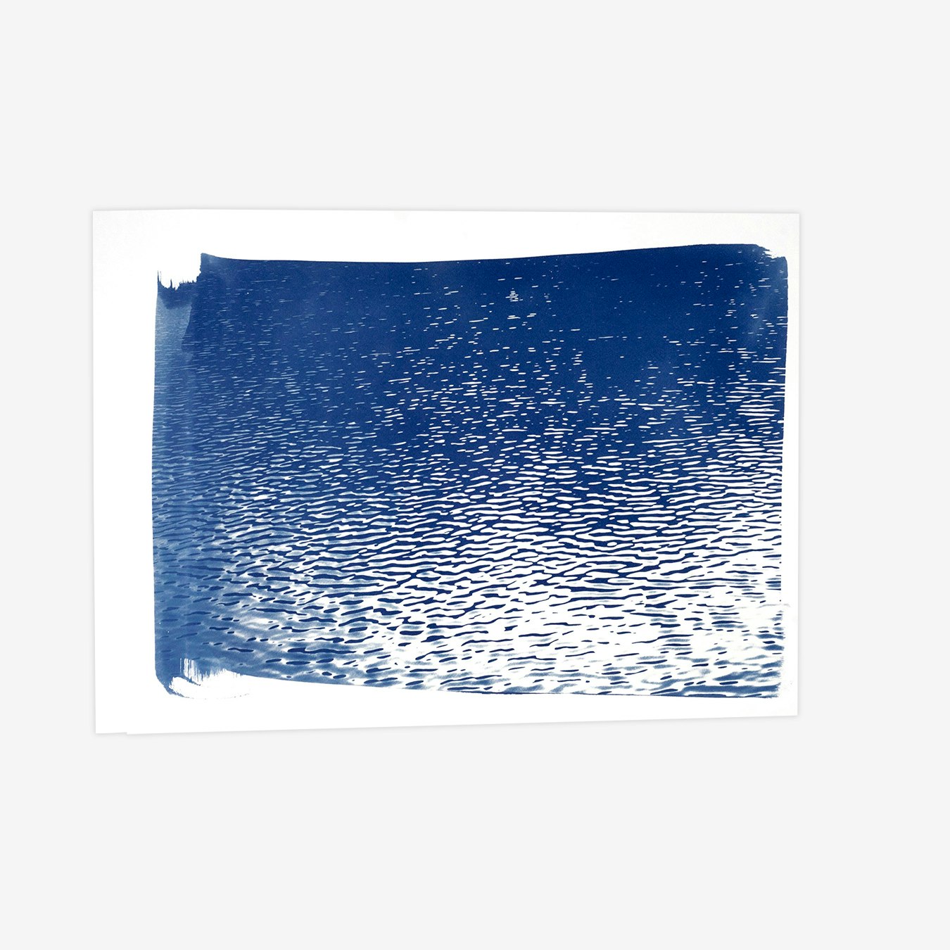 Lake Tahoe Panorama (White) - Large by Kind of Cyan