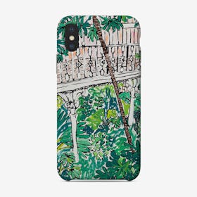 Kew Gardens Sunrise Jungle Painting Phone Case