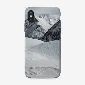 Snow On The Austrian Alps I Phone Case