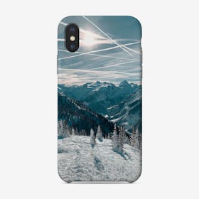 On Top Of The Mountain Iii Phone Case