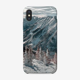 On Top Of The Mountain Phone Case