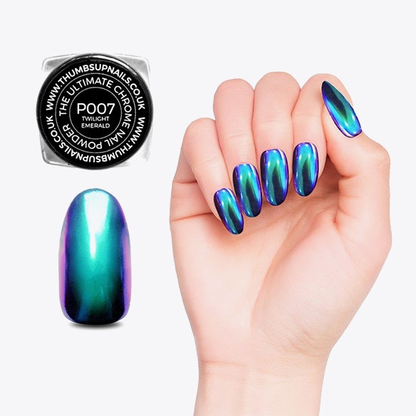 Chrome Nail Powder Kit In Rainbow Mermaid By Thumbs Up Nails Fy Chrome Nail Powder Kit In Rainbow Mermaid By Thumbs Up Nails