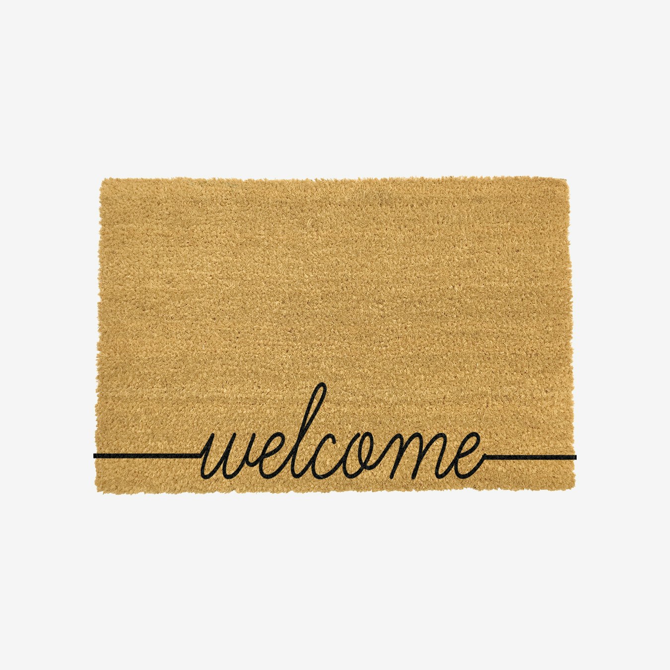 Curly Welcome Doormat