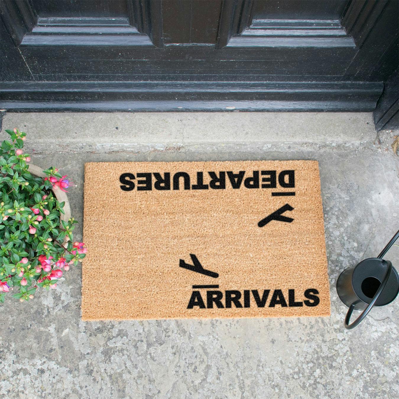 arrivals departures doormat arrivals departures doormat