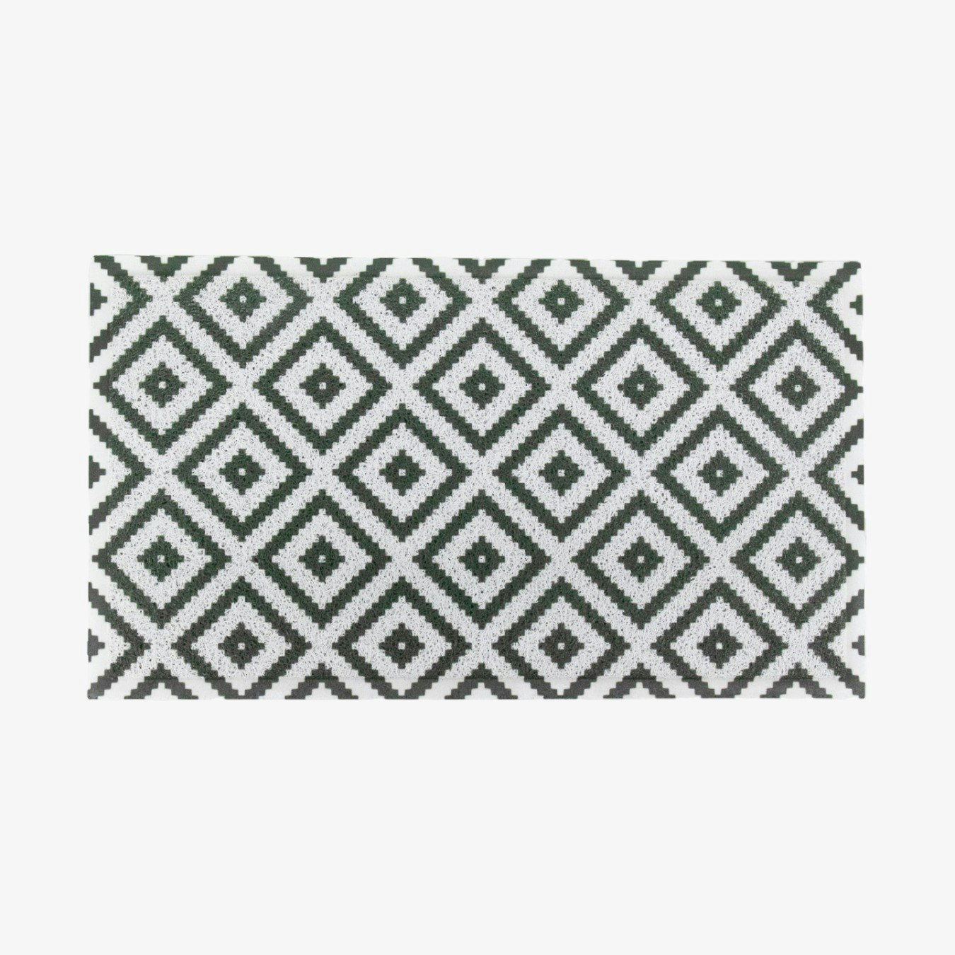 Black Diamond Black Doormat by Artsy Mats