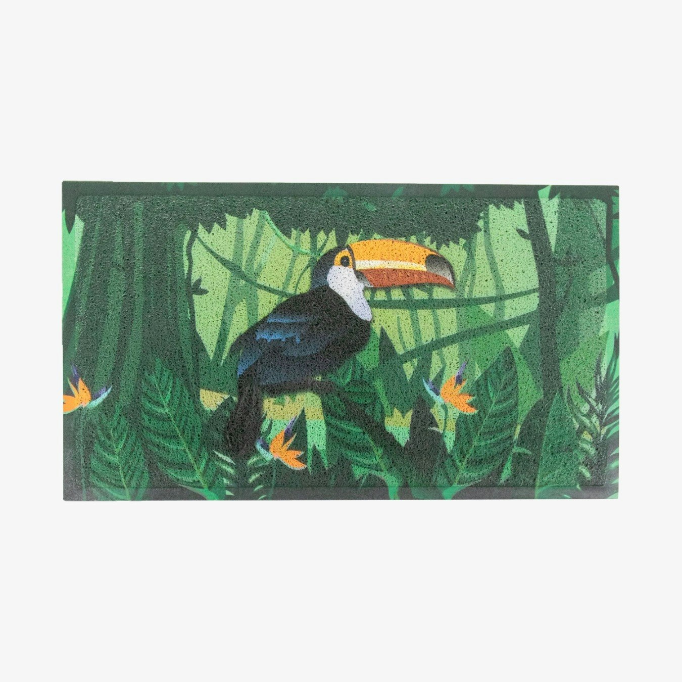 Green Toucan Doormat by Artsy Mats
