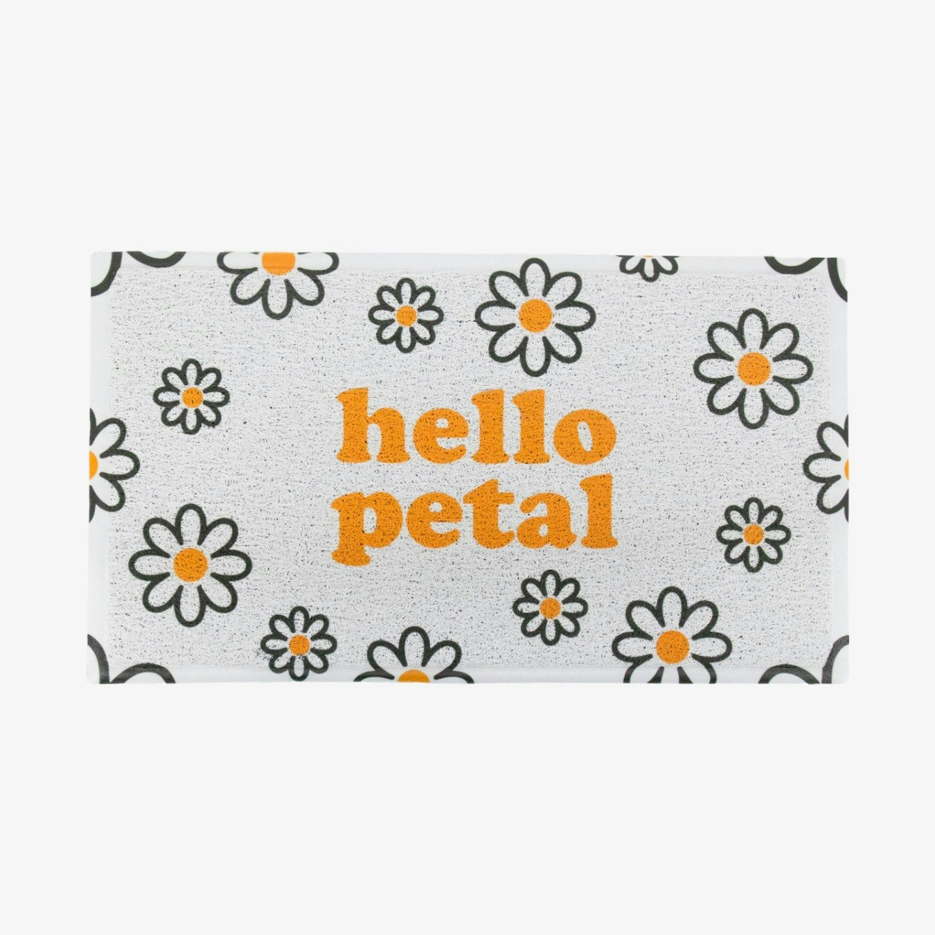 Multi Hello Pettle Doormat by Artsy Mats
