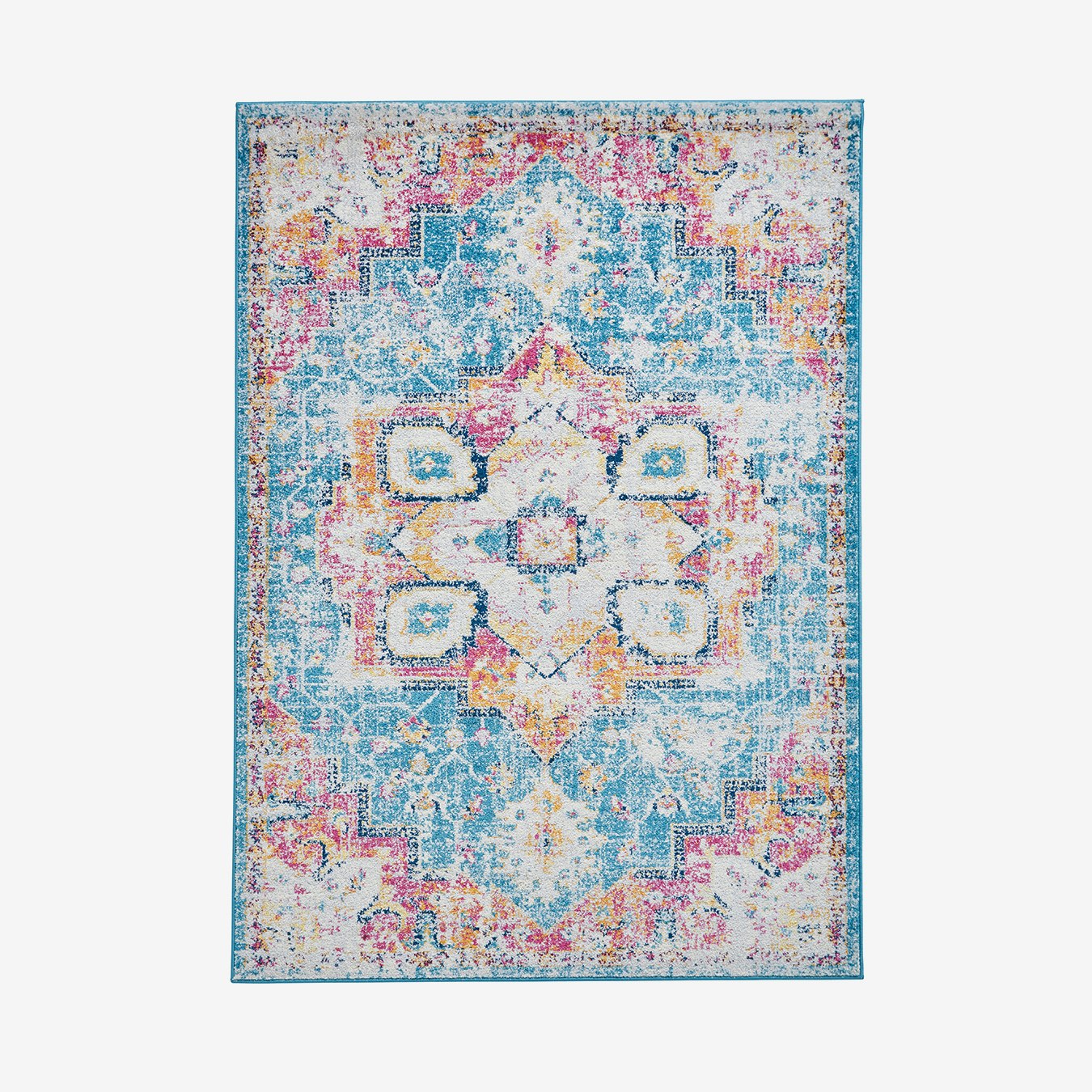 Boston Berowne Rug Blue Fuschia By Think Rugs Fy Boston Berowne Rug Blue Fuschia By