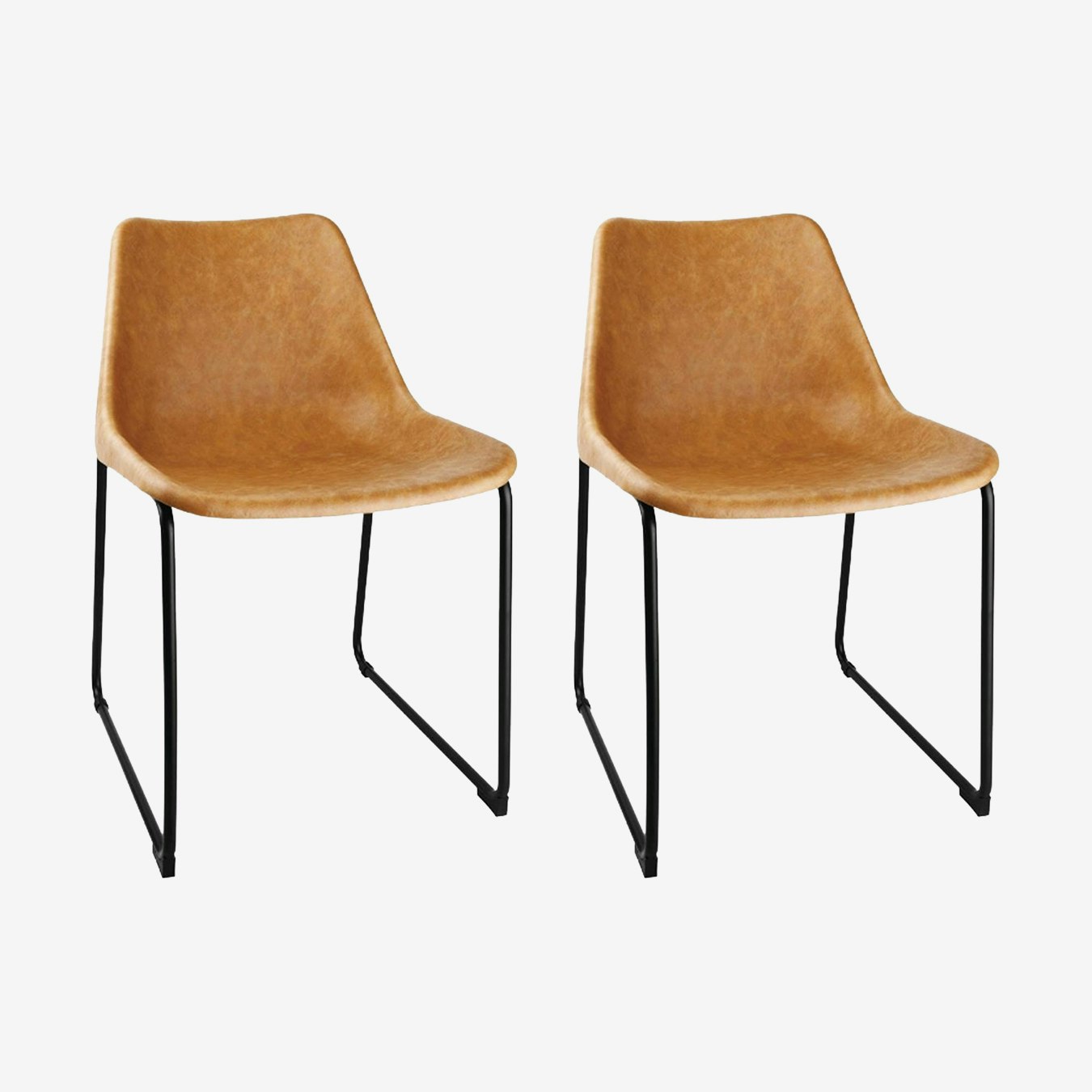 Bobby Dining Chair - Natural Tan - Set of 2 by Ciel