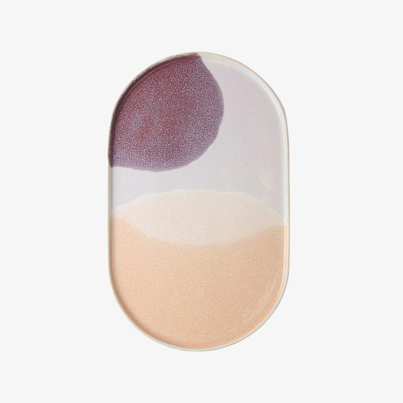 Oval Dinner Plate - Pink / Lilac by Ciel