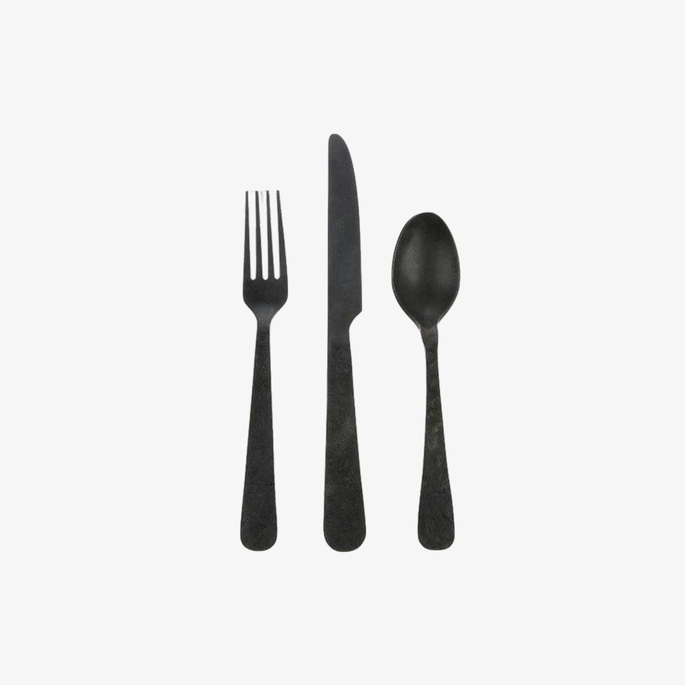 Cutlery - Matte Black - Set Of 3 by Ciel