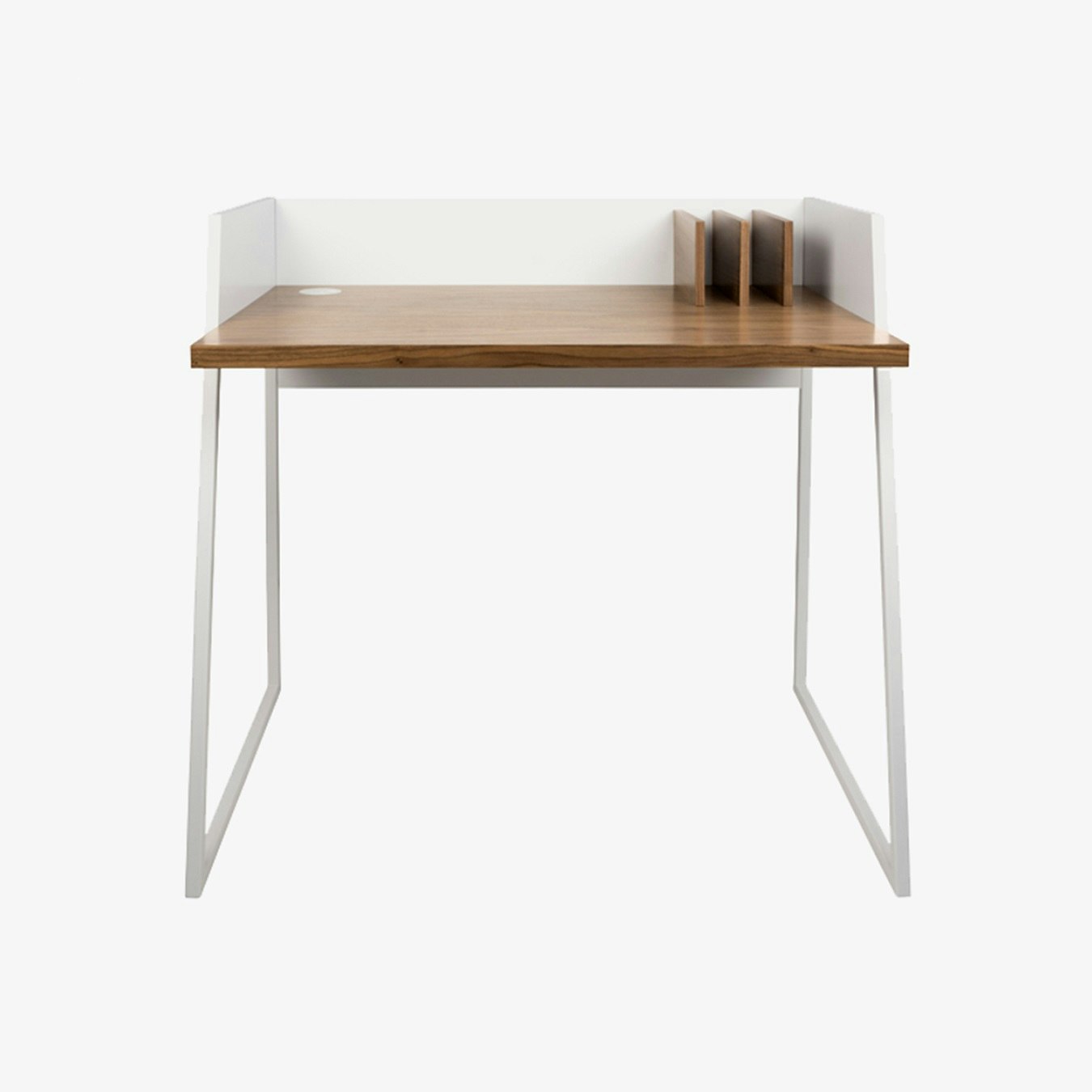 Volga Desk - White Walnut by Ciel