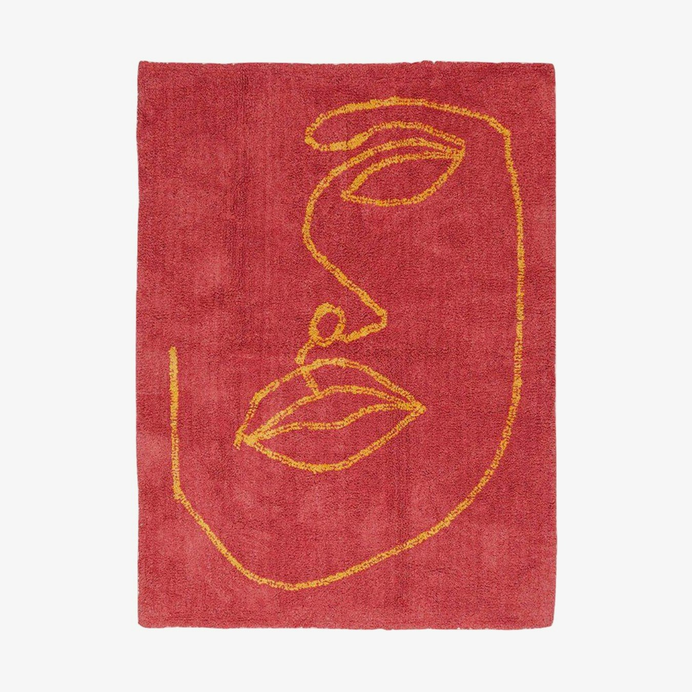 Visage Shaggy Cotton Rug - Rose by Ciel