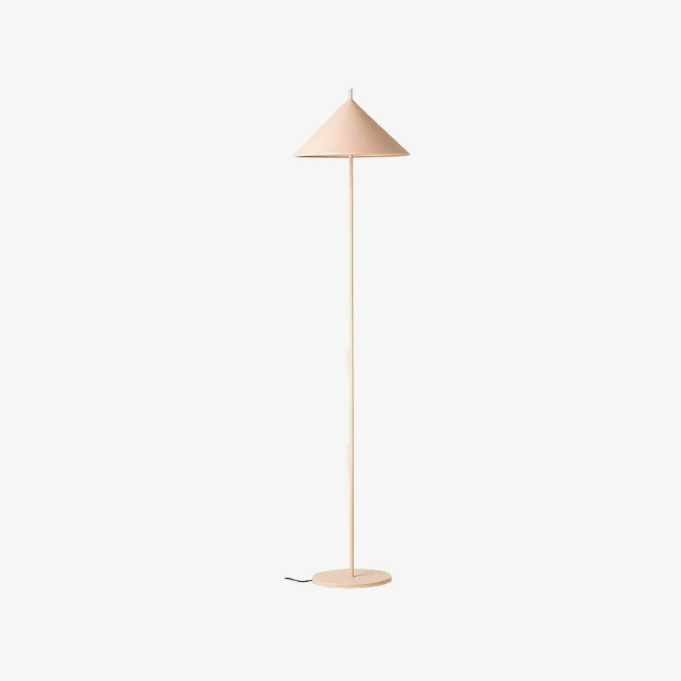 Metal Triangle Floor Lamp - Matt Nude by Ciel