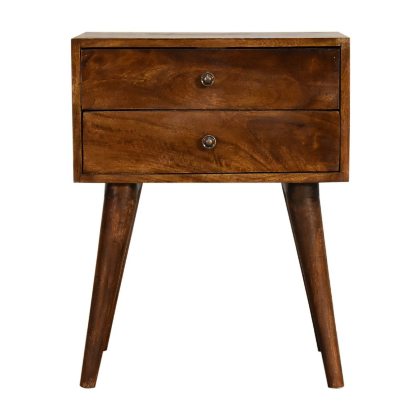 Chestnut Modern Solid Wood Bedside by Artisan Furniture