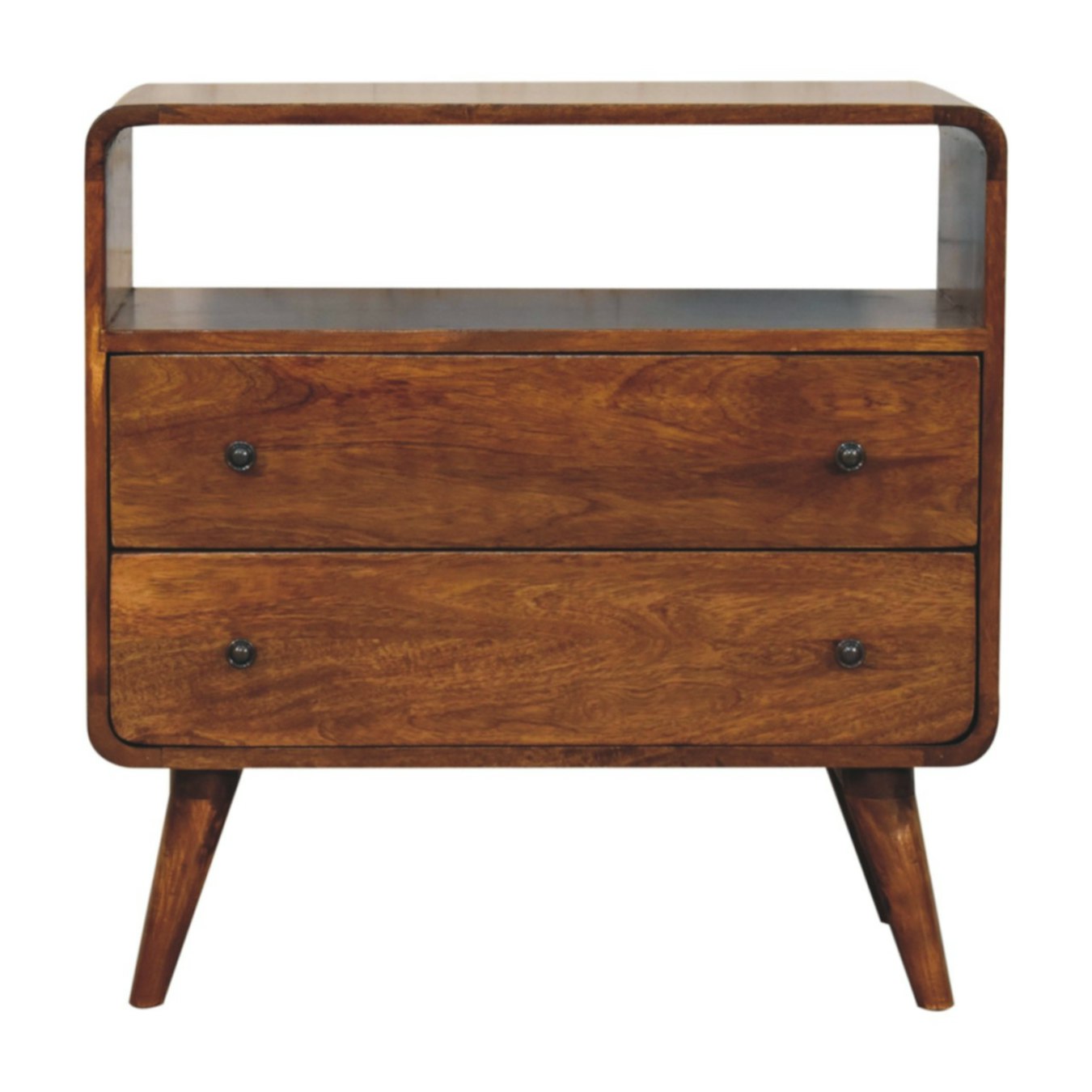 Curved Nordic Charm Console by Artisan Furniture