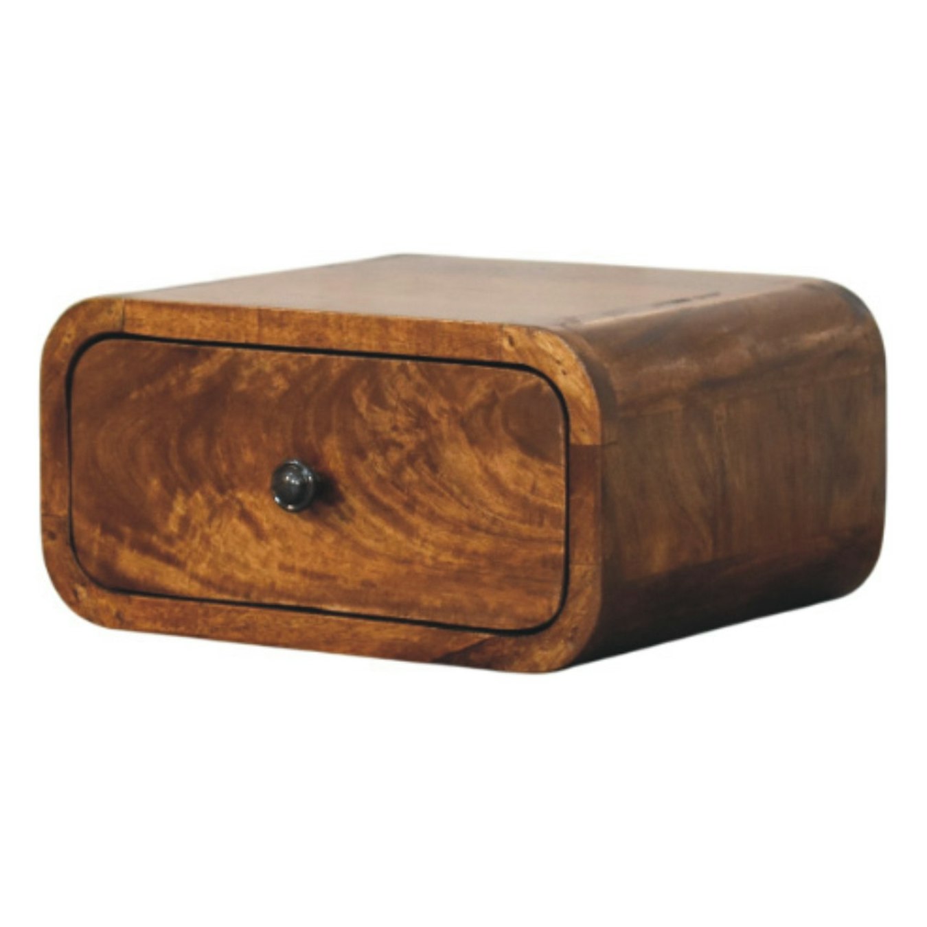 Avora Mini Wall-Mounted Chestnut 1 Drawer Nightstand by Artisan Furniture