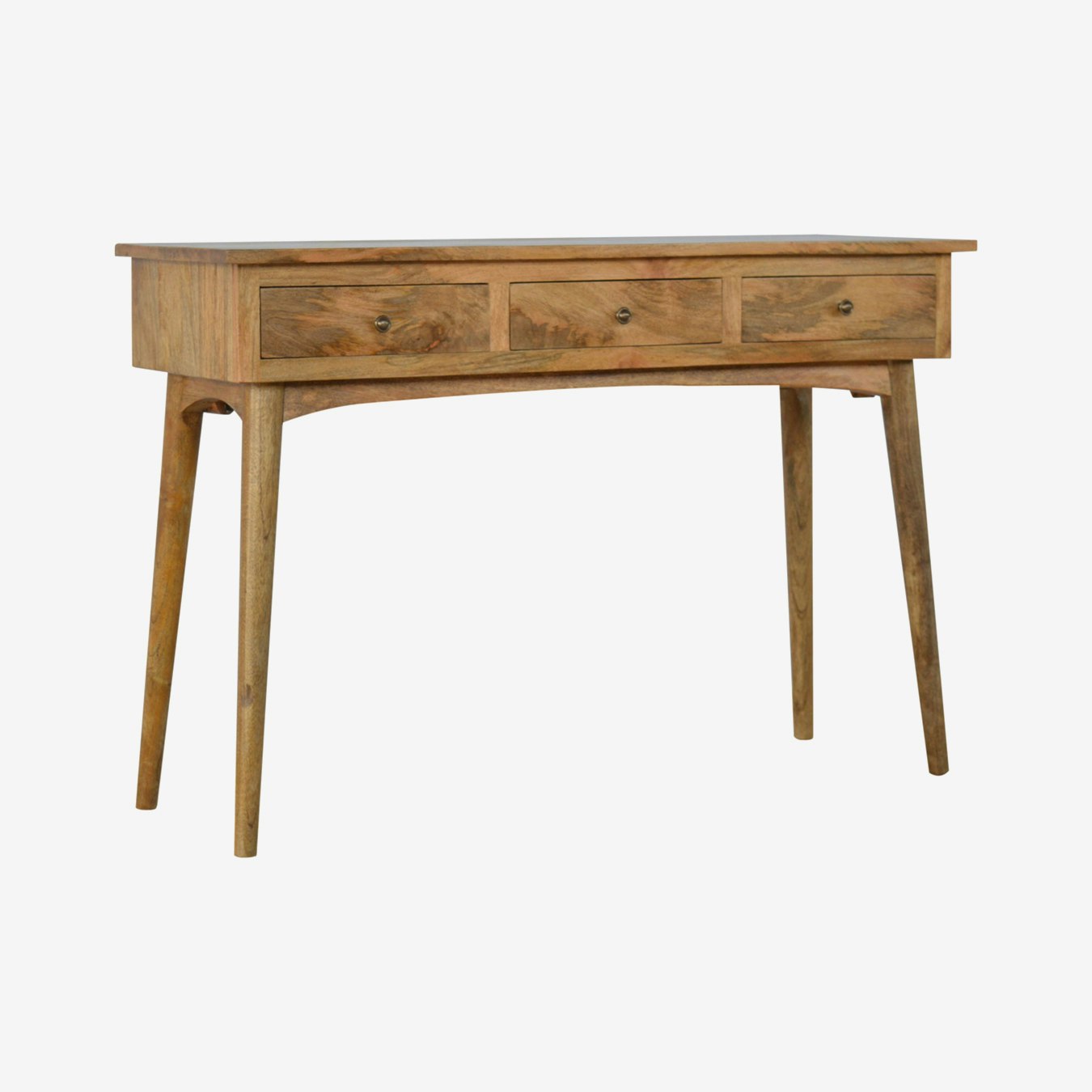 Nordic Style Console Table With 3 Drawers By Artisan Furniture Fy