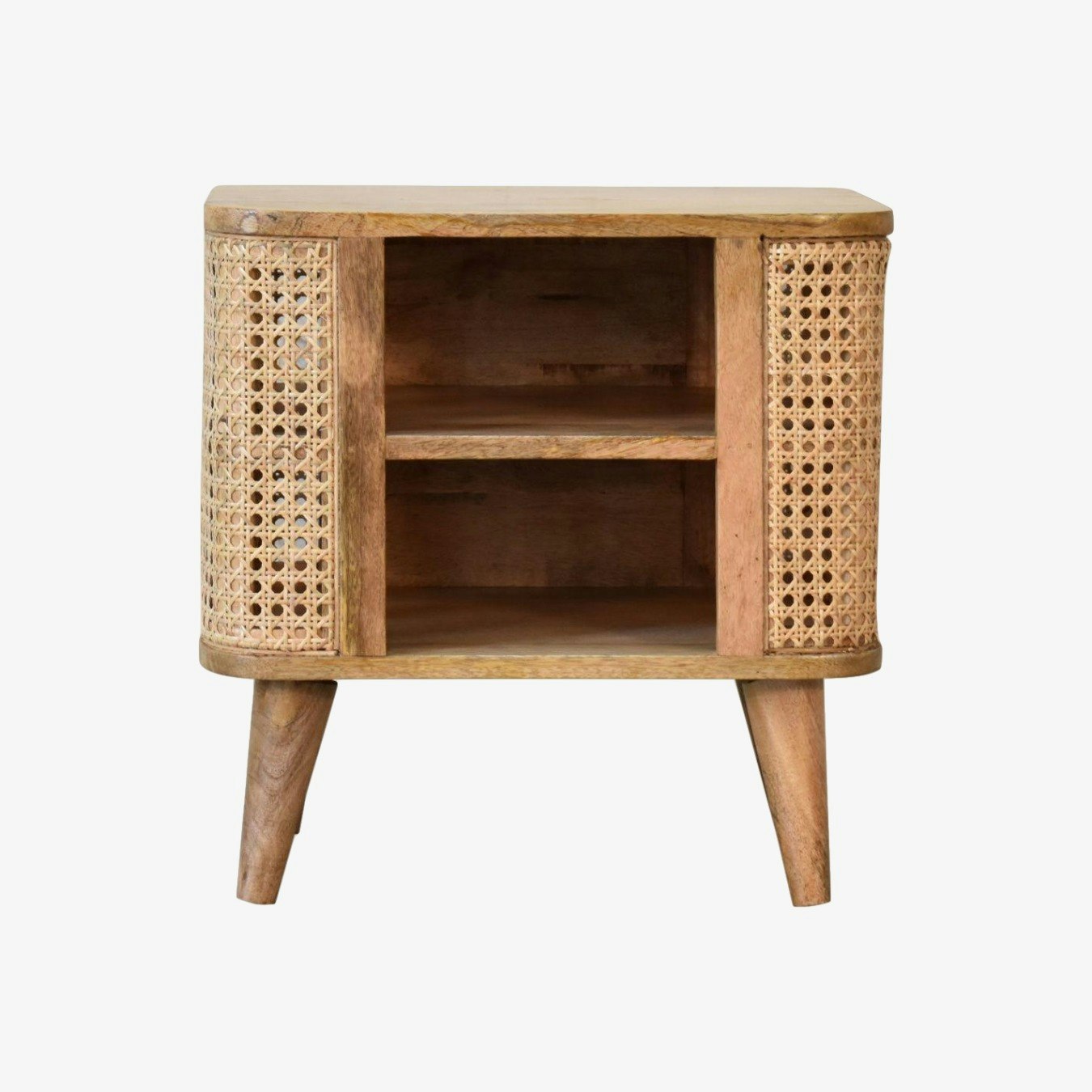 Larissa Open Bedside Table - Rattan by Artisan Furniture